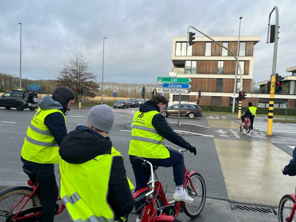 No hay Bélgica sin bicicleta bajo la lluvia